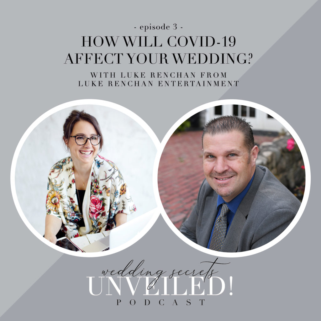 How COVID-19 will affect your wedding as shared by Rhode Island coalition group spokesman Luke Renchan, on Wedding Secrets Unveiled! 