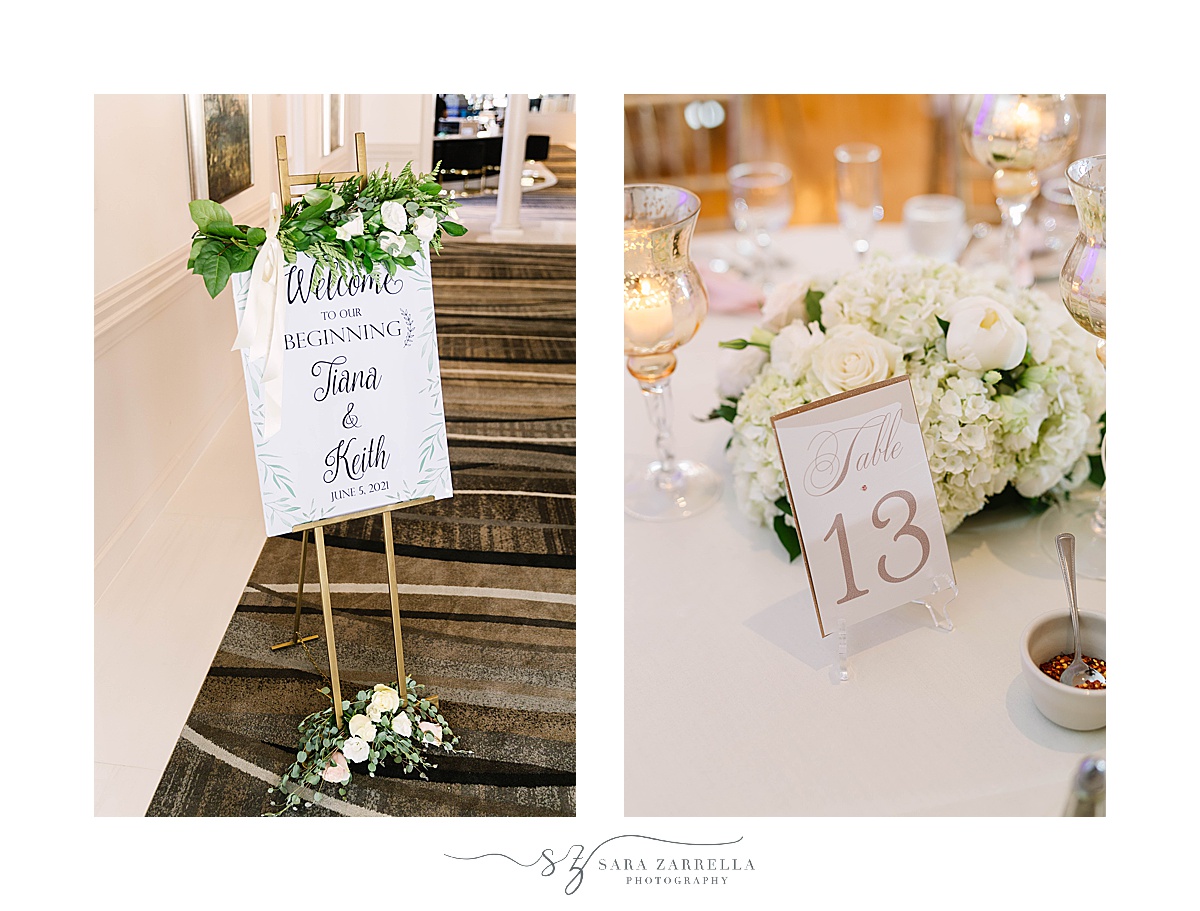 details for elegant wedding at Alpine Country Club
