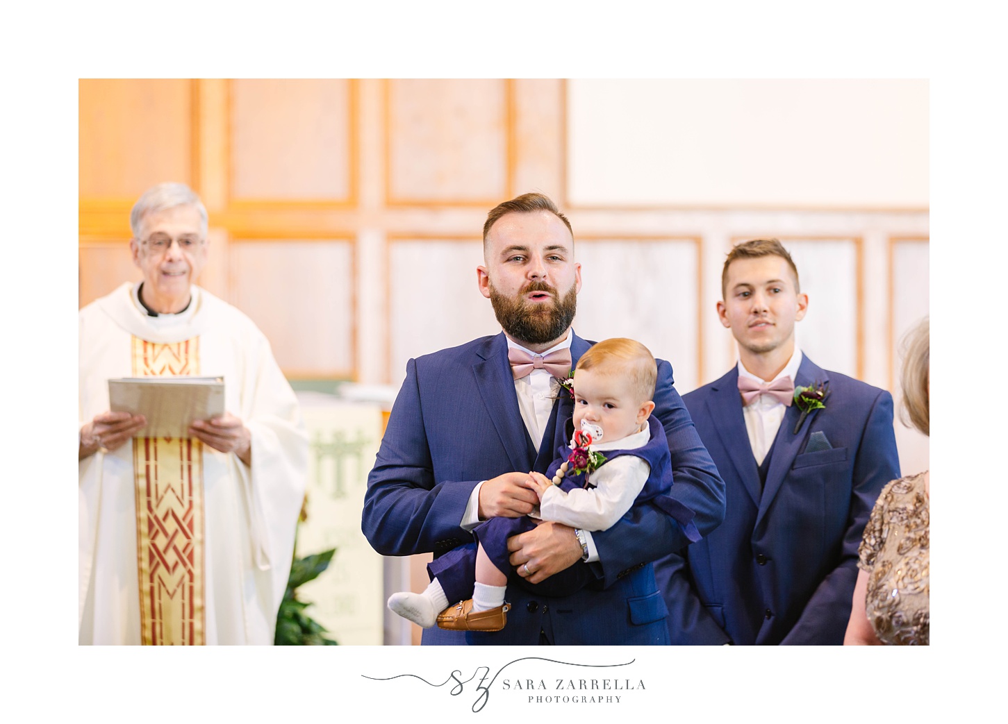groom's reaction to seeing bride walk down aisle