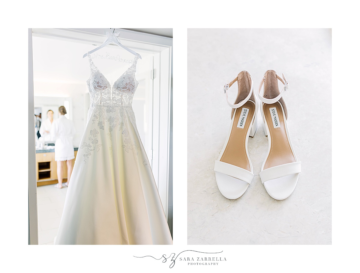 bride's details for Providence College wedding 