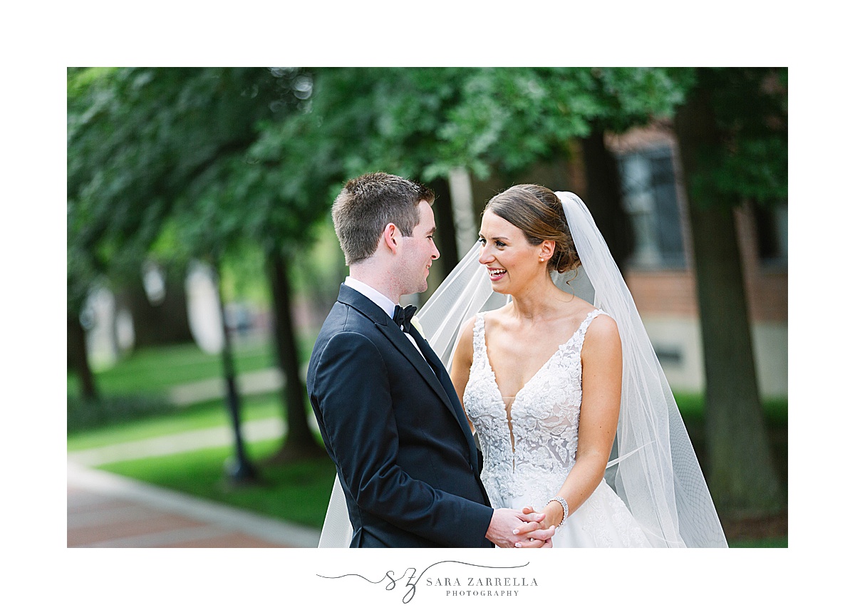Providence College alumni get married on campus