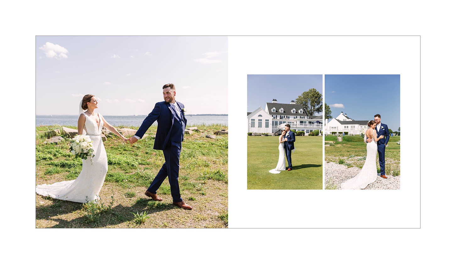 Warwick Country Club Wedding album designed by Sara Zarrella Photography