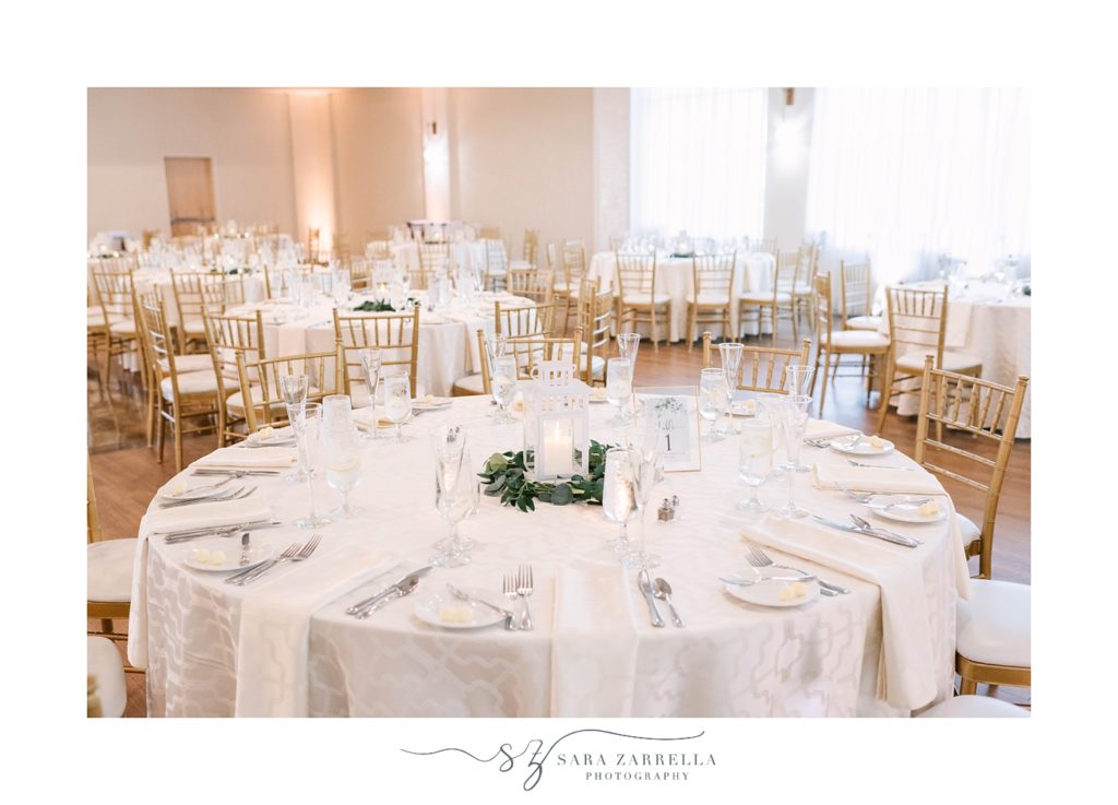 elegant wedding reception at Atlantic Resort at Wyndham Newport