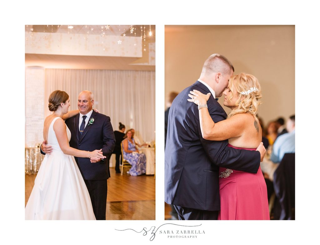 bride and groom have parent dances at Atlantic Resort at Wyndham Newport