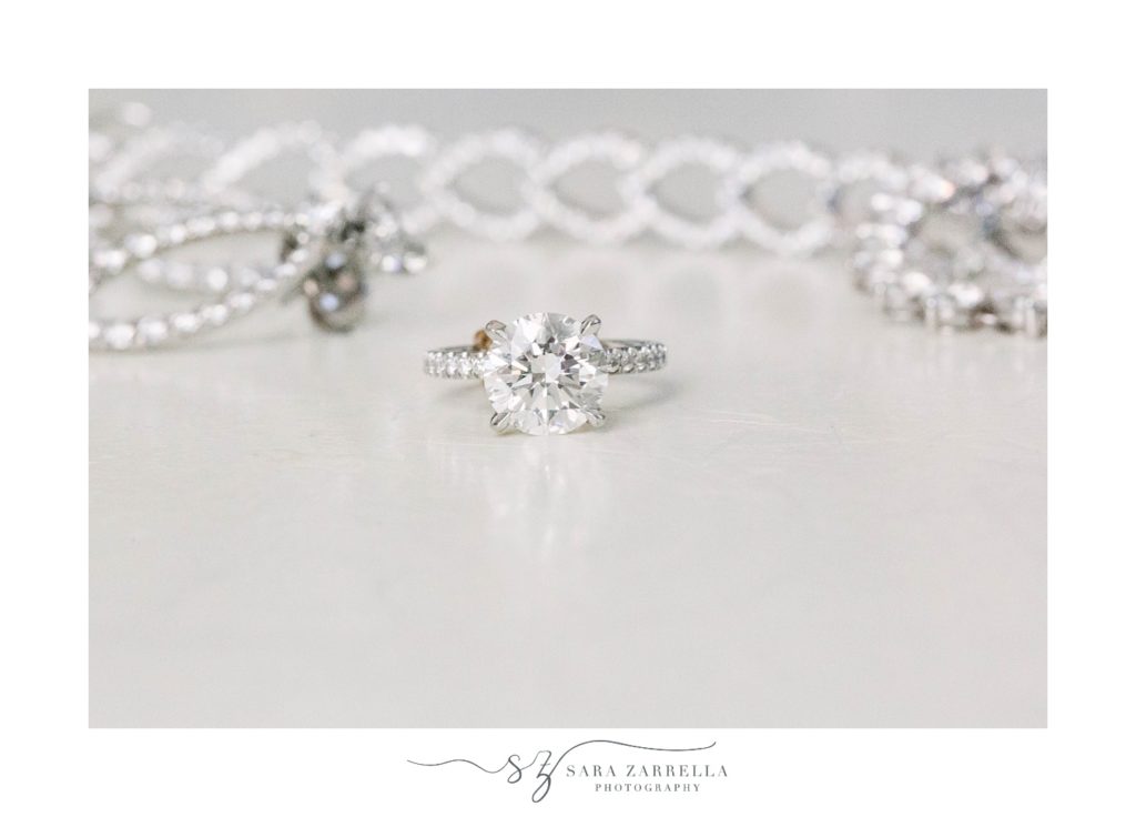 diamond ring with bracelet for bride for Spring House Hotel wedding