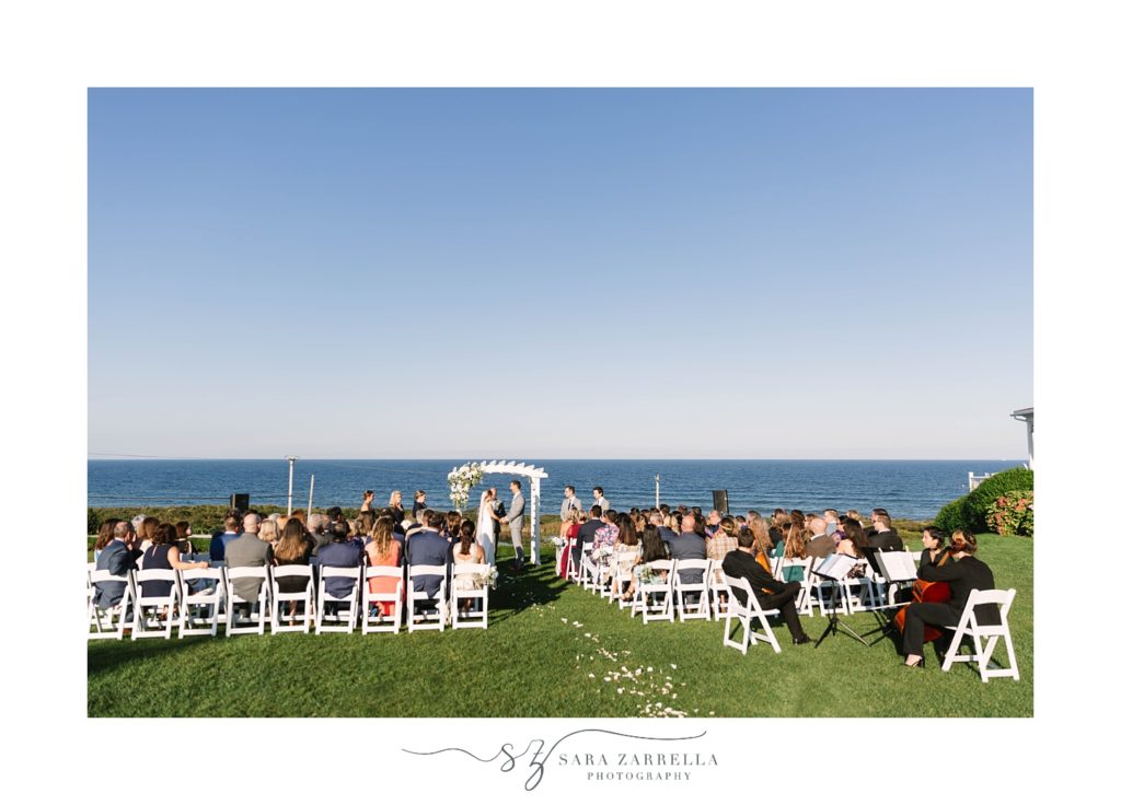 Spring House Hotel wedding overlooking the water