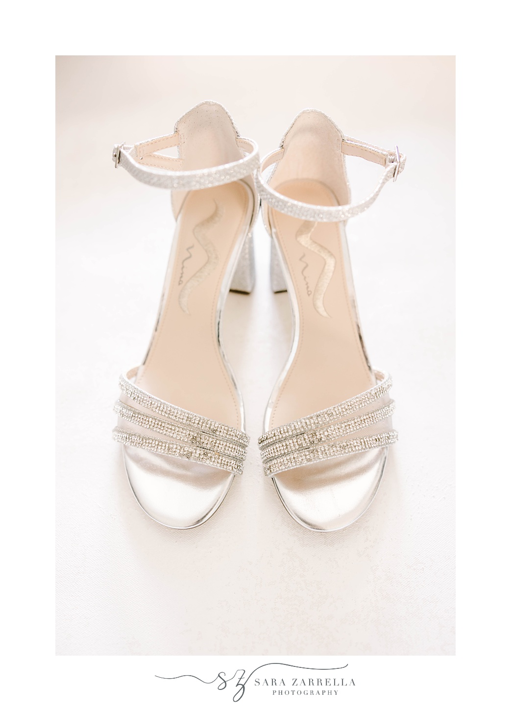 bride's shoes for Harbor Lights wedding