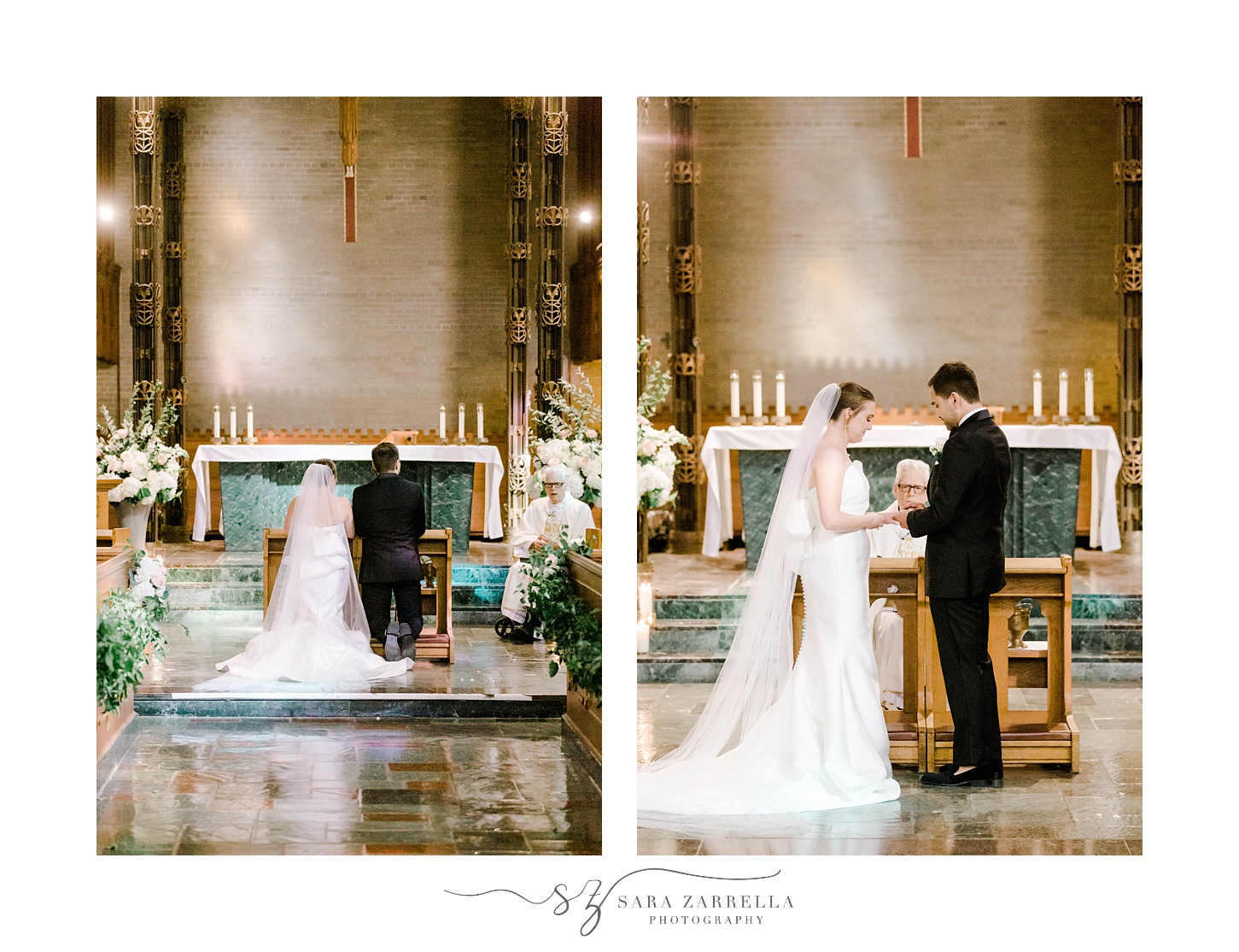 traditional ceremony at Aldrich Mansion chapel