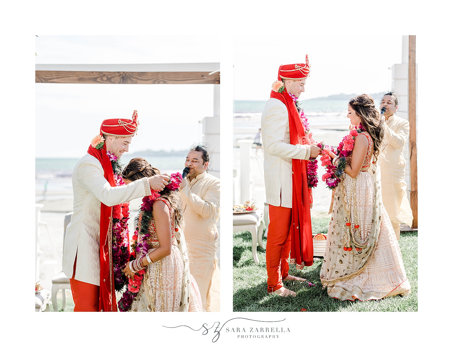 traditional Indian wedding ceremony at Newport Beach House