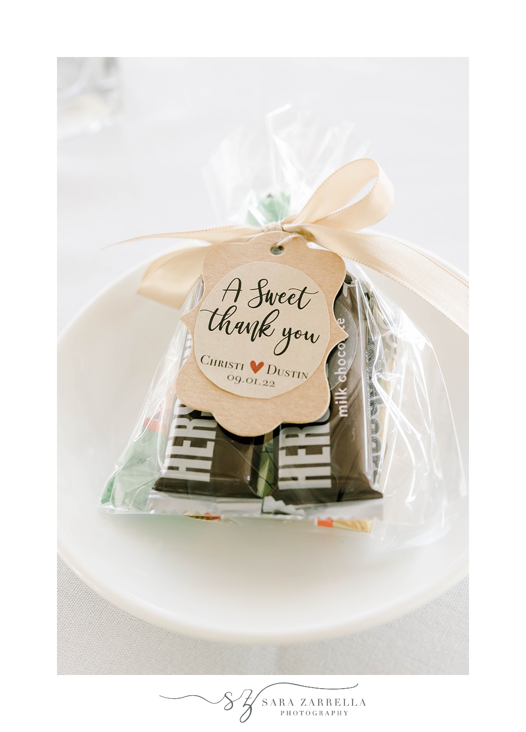 s'mores favor for wedding reception at The Boat House