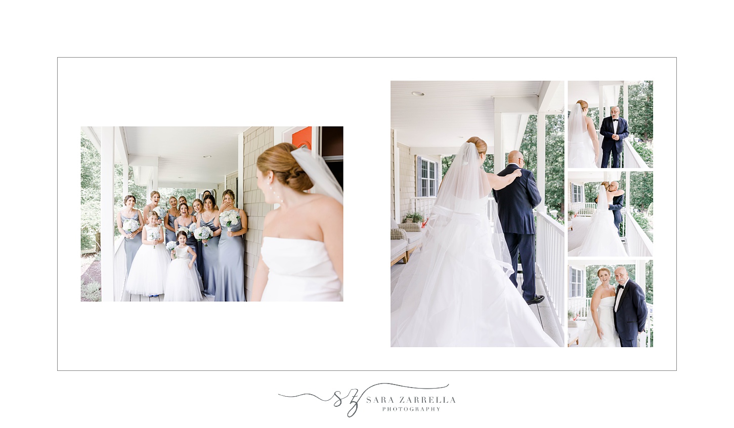 Glen Manor House wedding storybook album by Sara Zarrella Photography