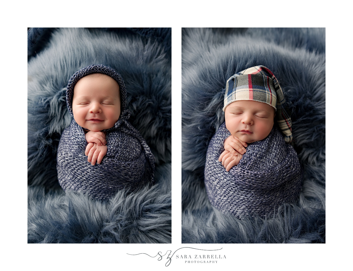 baby boy sleeps during newborn session with Rhode Island newborn and family photographer Sara Zarrella Photography