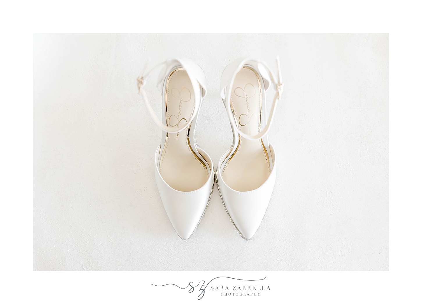ivory heels for bride for summer wedding at the Wyndham Newport Hotel