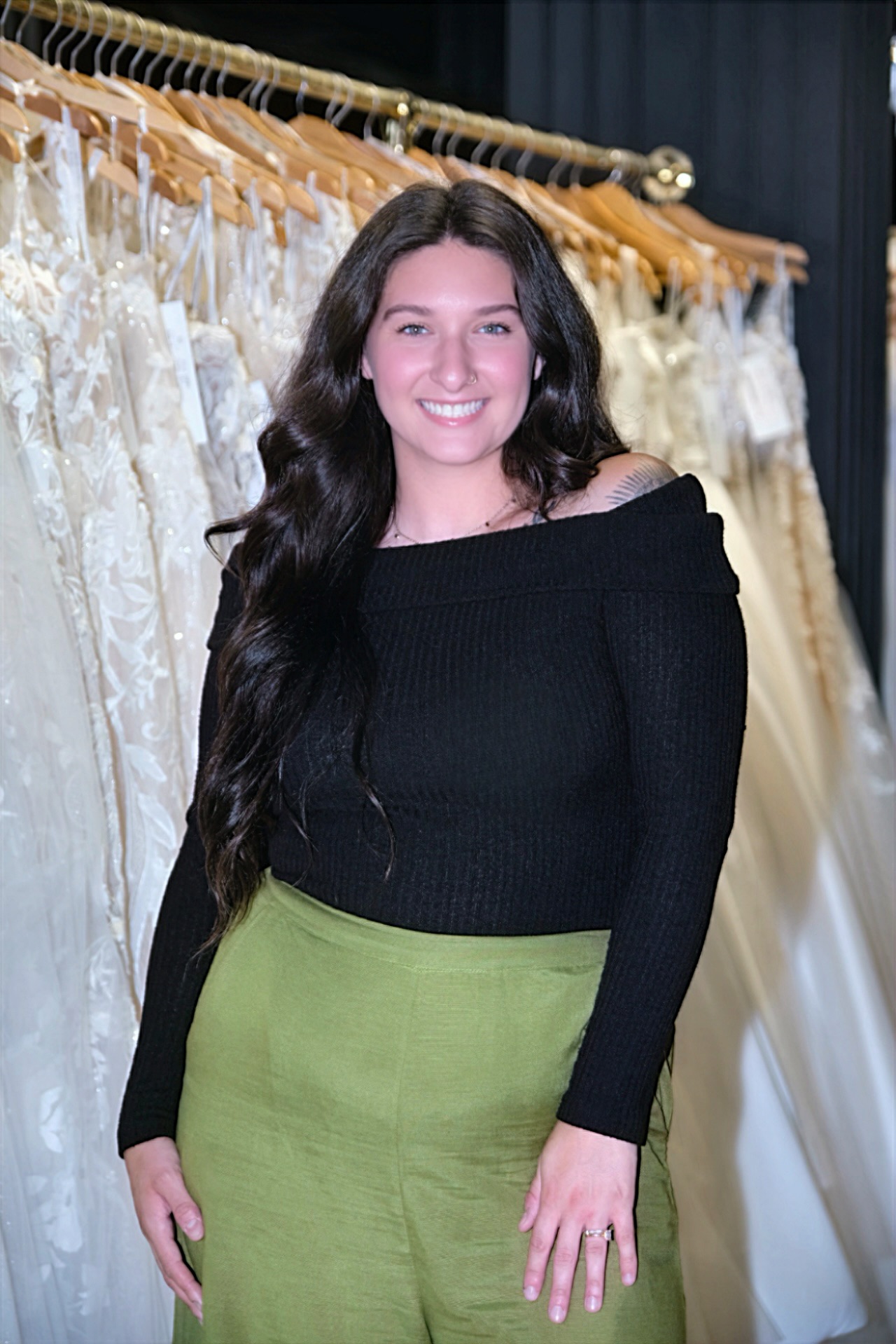 Saying Yes to Your Perfect Wedding Dress: tips from bridal stylists Perry Angelo and Justine Szargowicz of Alexandra’s Boutique