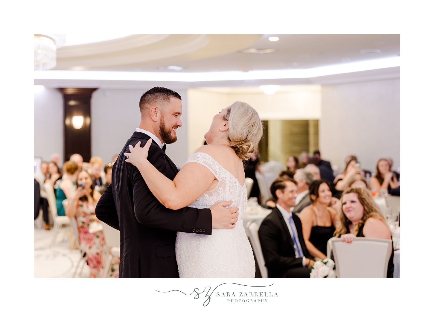 bride dances with brother during north Kingstown RI wedding reception