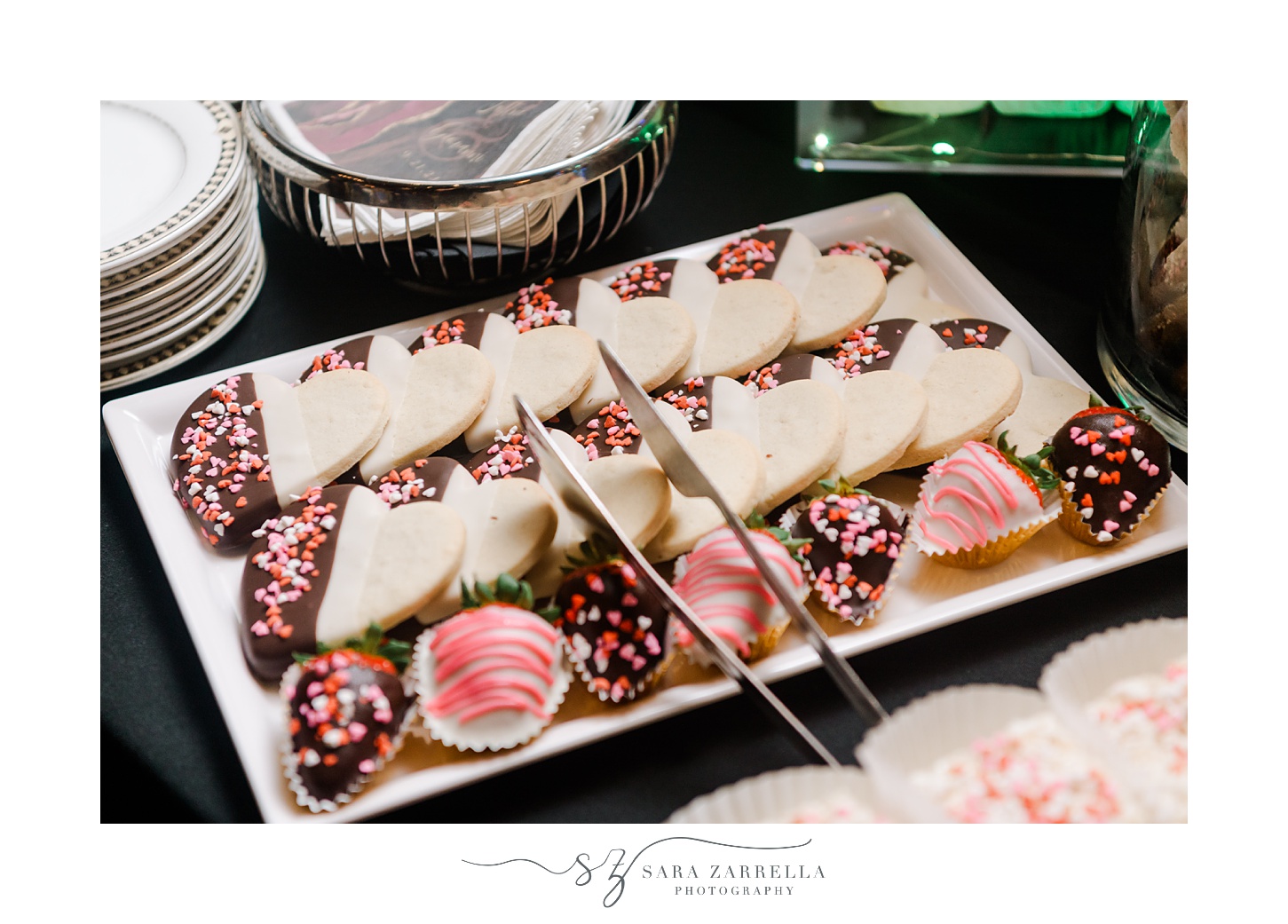 cooke dessert display for reception at the Graduate Providence