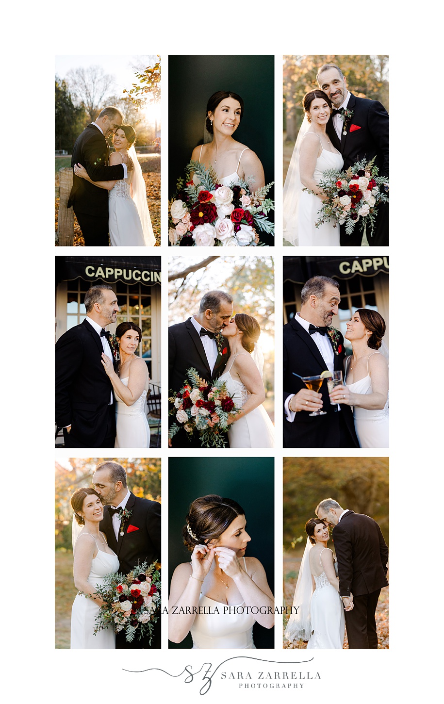 Autumn Quidnessett Country Club Wedding in North Kingstown RI photographed by Sara Zarrella Photography