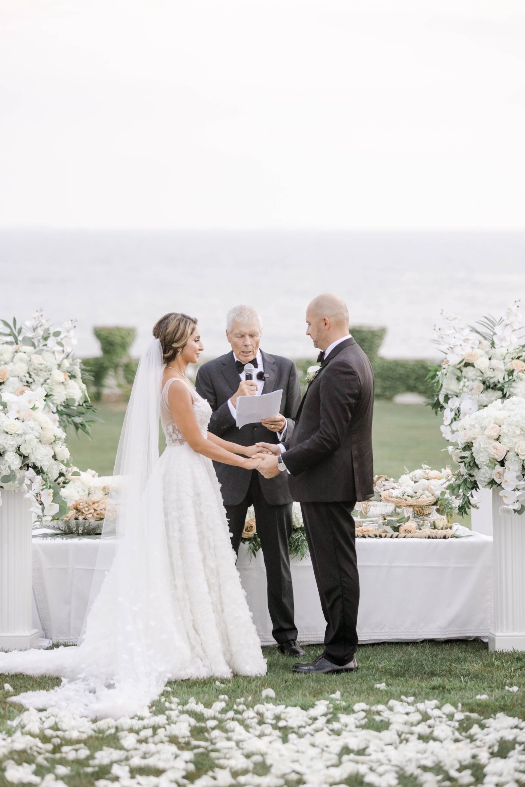 Rosecliff Mansion Wedding Ceremony