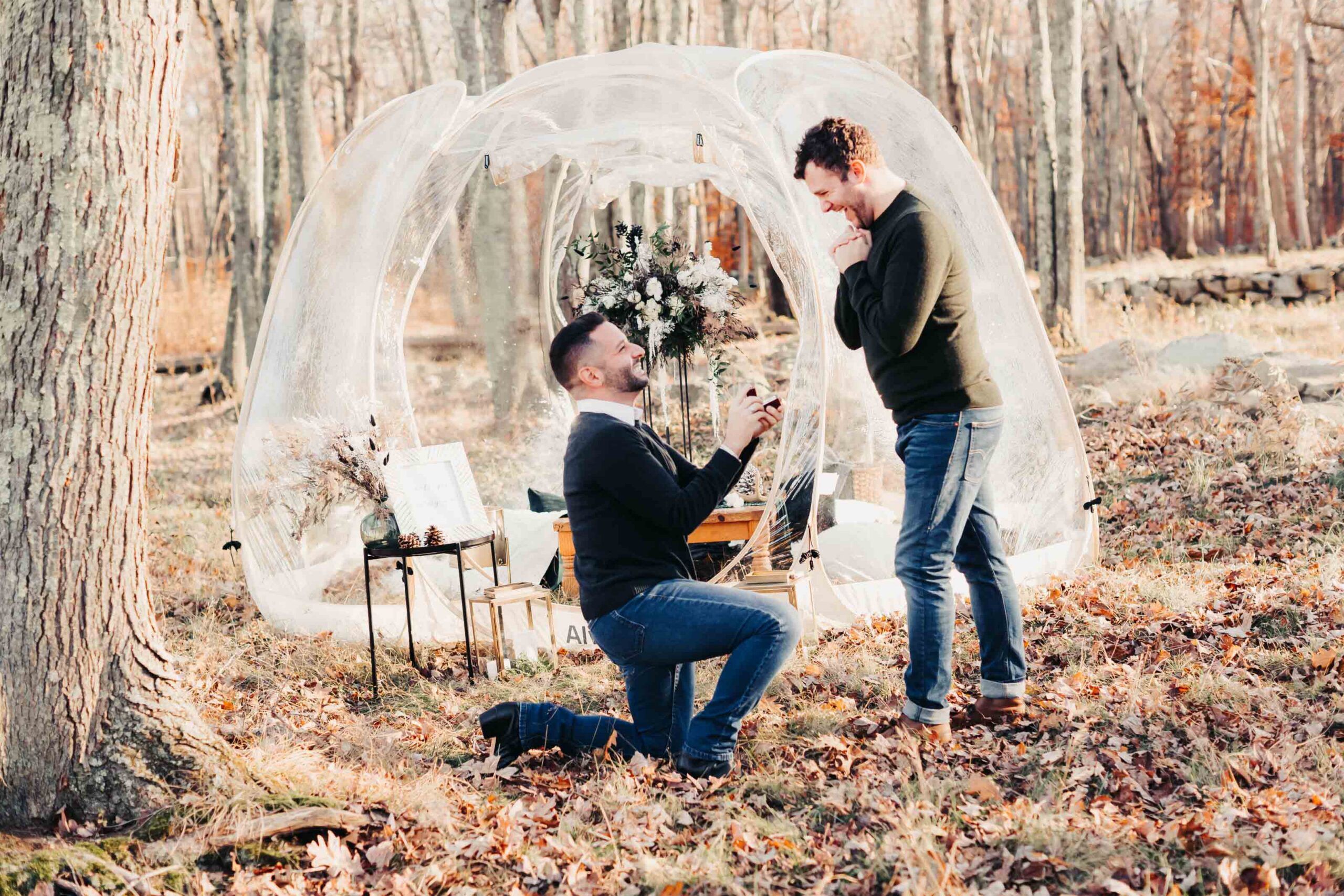 Coordinating a Surprise Proposal with Photography in Rhode Island