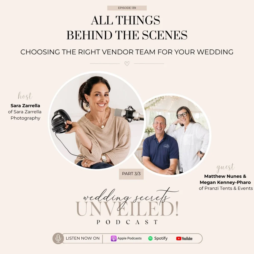 Vendor team for wedding. Rhode Island wedding team. Wedding podcast